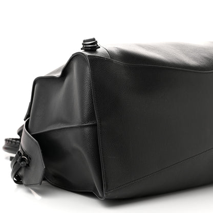 Balenciaga Grained Calfskin Neo Classic Black Hardware Large Top Handle Bag Black 9 of 11