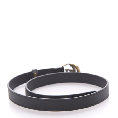 Gucci Calfskin Double G 20mm Belt 65 26 Black 2 of 5