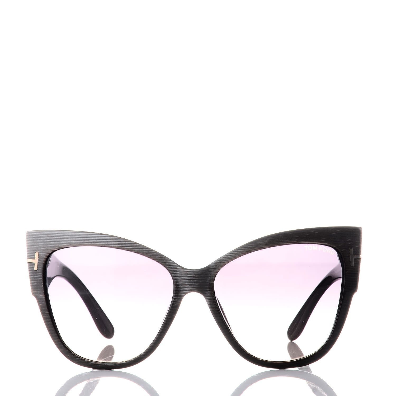 Tom Ford Acetate Anoushka Cat Eye Sunglasses TF371 Dove Grey 2 of 7