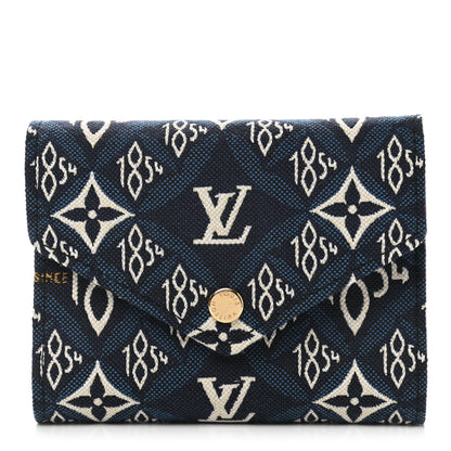 Louis Vuitton Jacquard Since 1854 Victorine Wallet Blue 1 of 8