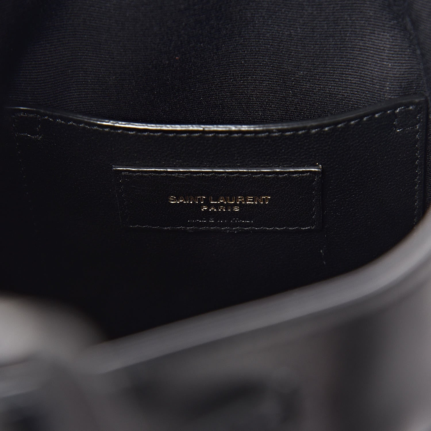 Saint Laurent Smooth Calfskin Medium Talitha Bucket Bag Black 6 of 9