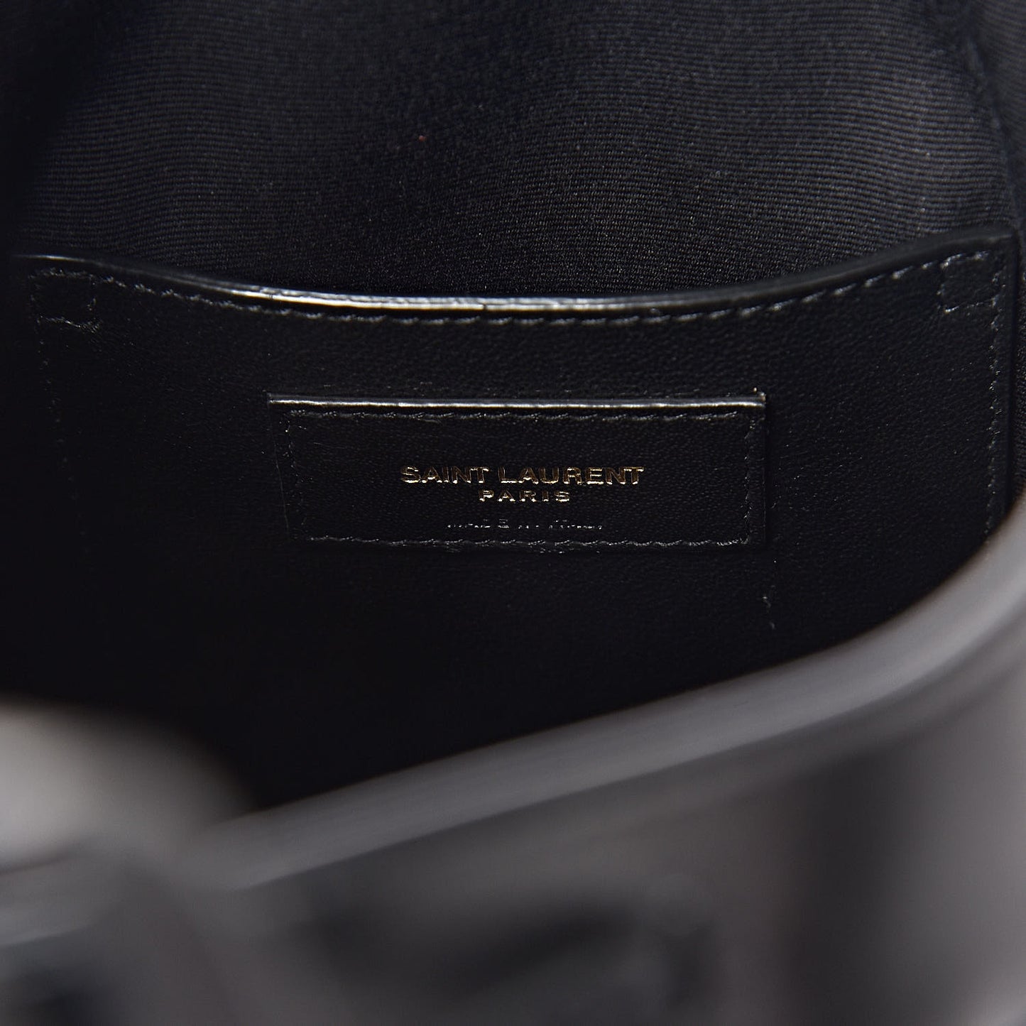 Smooth Calfskin Medium Talitha Bucket Bag Black