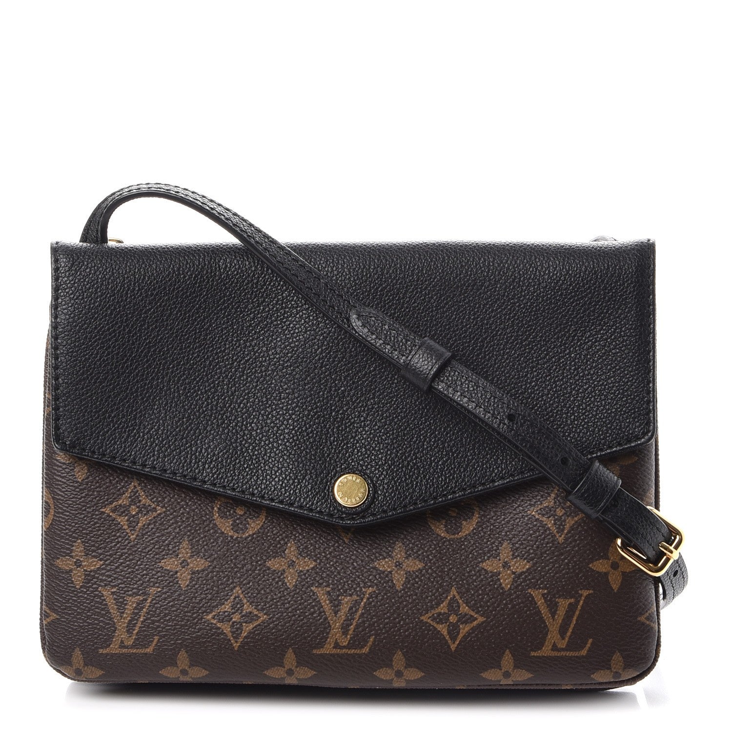 Louis Vuitton Monogram Twice Pochette Black 1 of 9