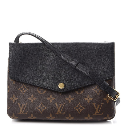 Louis Vuitton Monogram Twice Pochette Black 1 of 9