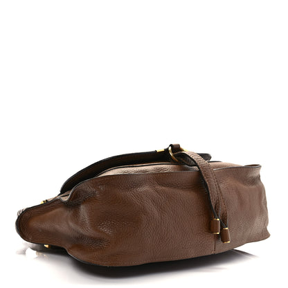 Chloe Calfskin Small Marcie Satchel Tan 3 of 14