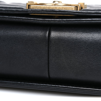 Chanel Lambskin Quilted Medium Boy Flap Black 11 of 11