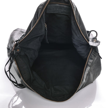 Balenciaga Agneau Classic Hardware Day Hobo Black 5 of 8