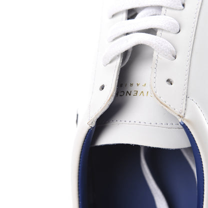 Givenchy Calfskin Reverse Logo Urban Street Sneakers 40.5 White Blue 9 of 9