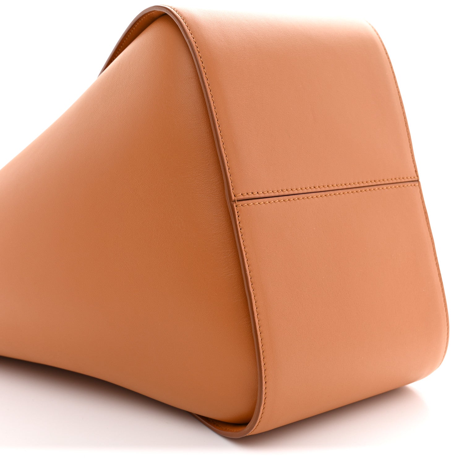 MCM Calfskin Mode Large Travia Tote Cognac 9 of 10