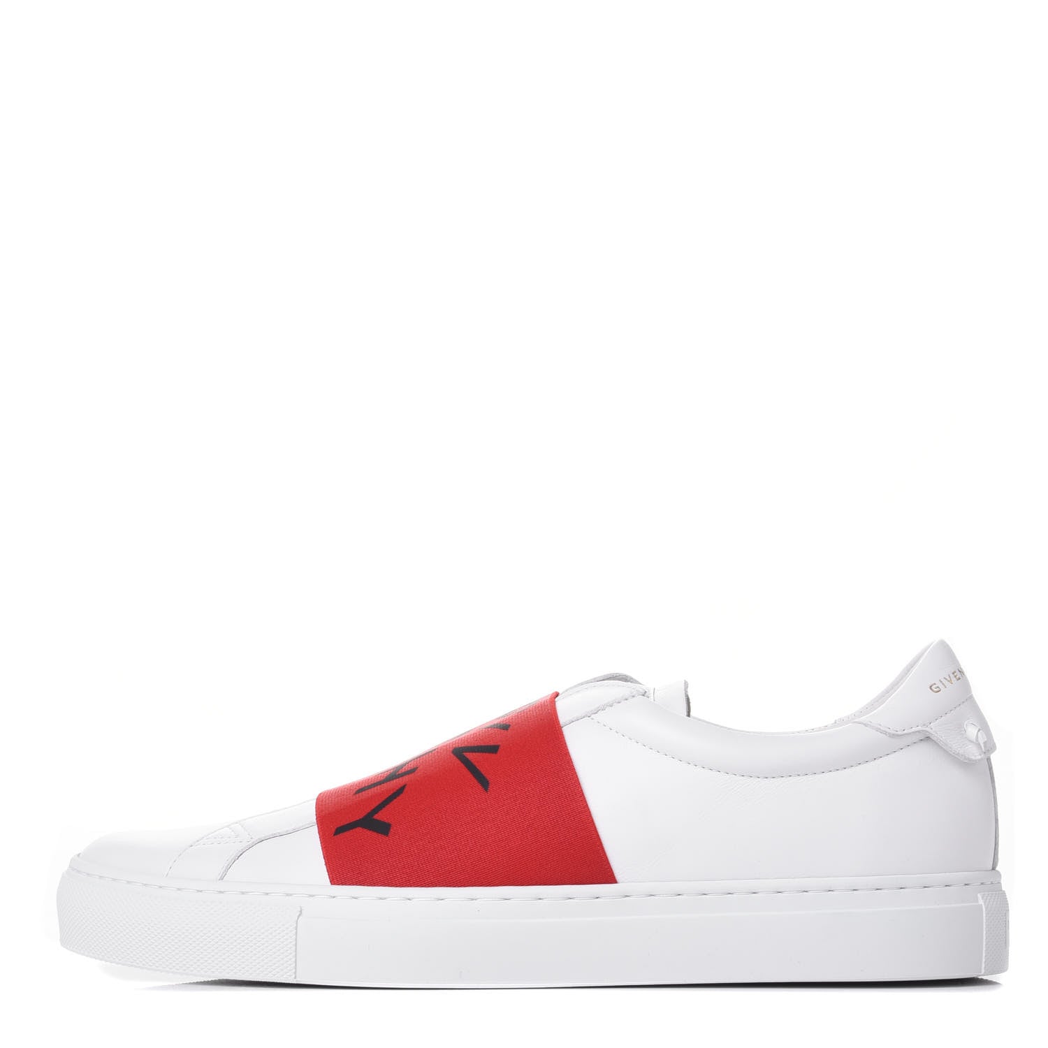 Givenchy Calfskin Band Logo Mens Urban Street Sneakers 42 White Red 1 of 11