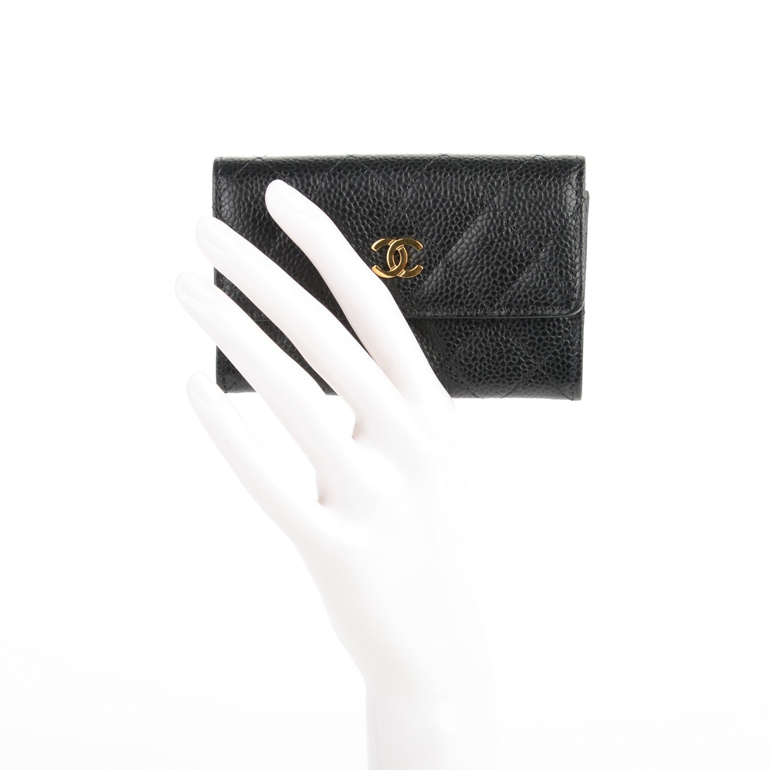 Chanel Caviar Quilted Card Holder Black 2 of 7
