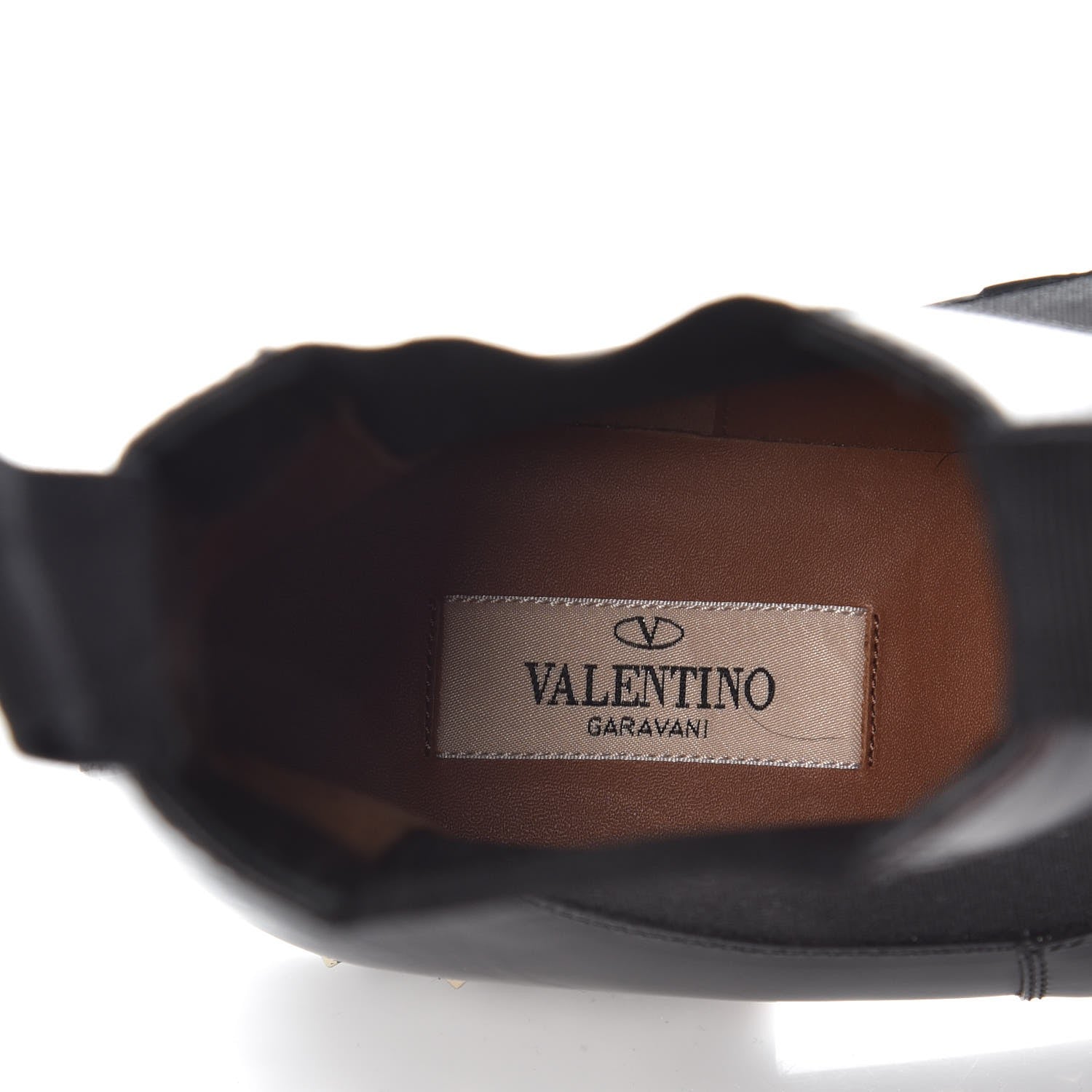 Valentino Garavani Calfskin Soul Rockstud Chelsea Ankle Boots 39.5 Black 7 of 9