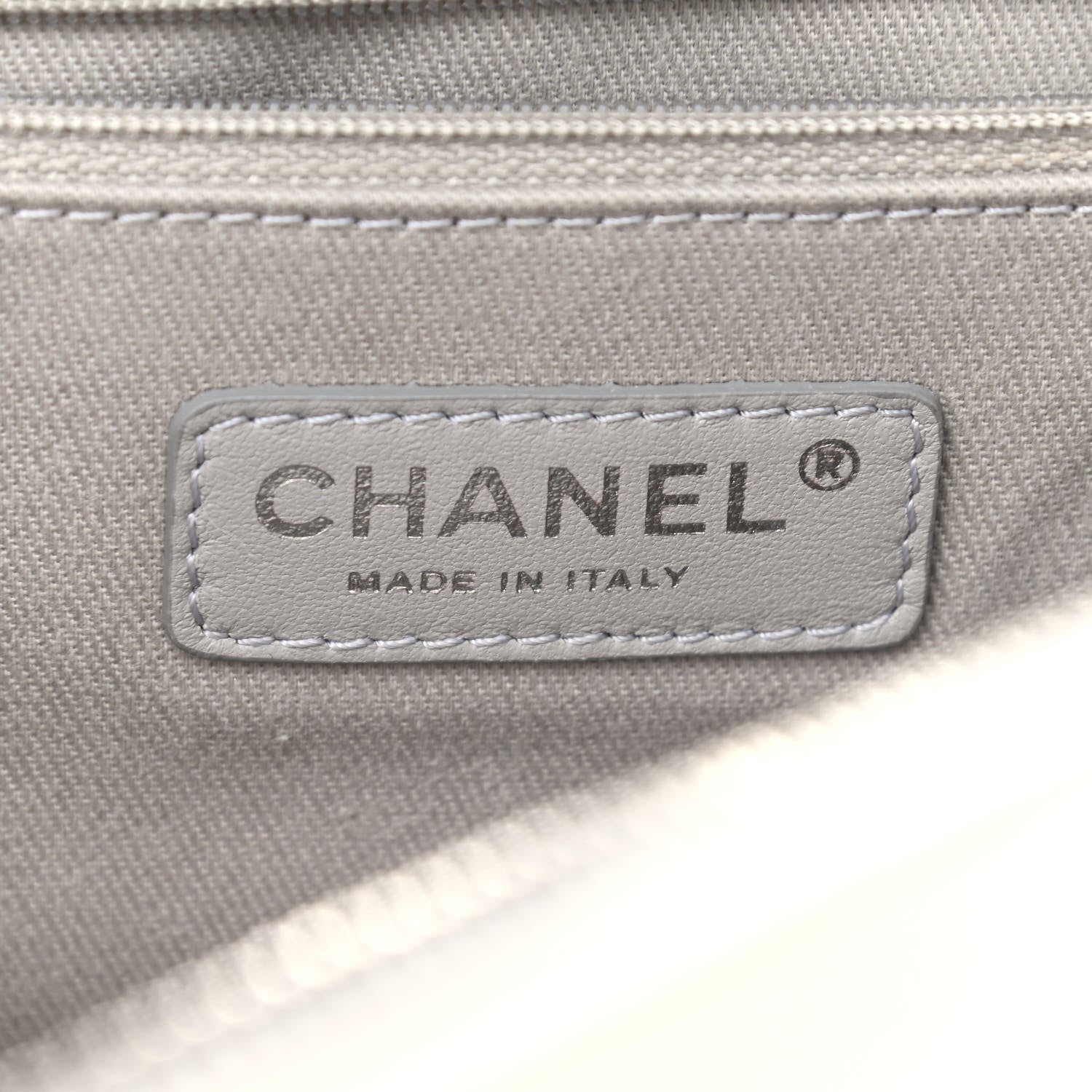 Chanel Caviar Quilted Jumbo Easy Flap Dark White 5 of 9