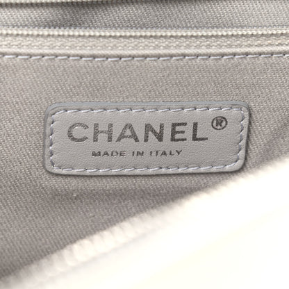 Chanel Caviar Quilted Jumbo Easy Flap Dark White 5 of 9