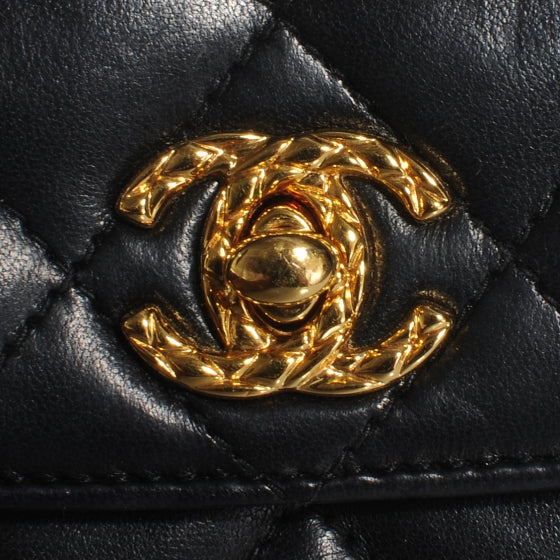 Chanel Lambskin Mini Flap Black 5 of 10