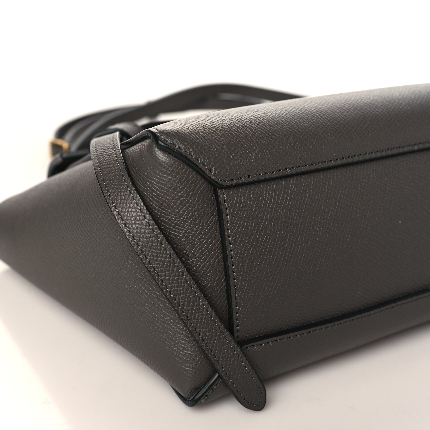 Celine Grained Calfskin Nano Belt Bag Grey 8 of 10
