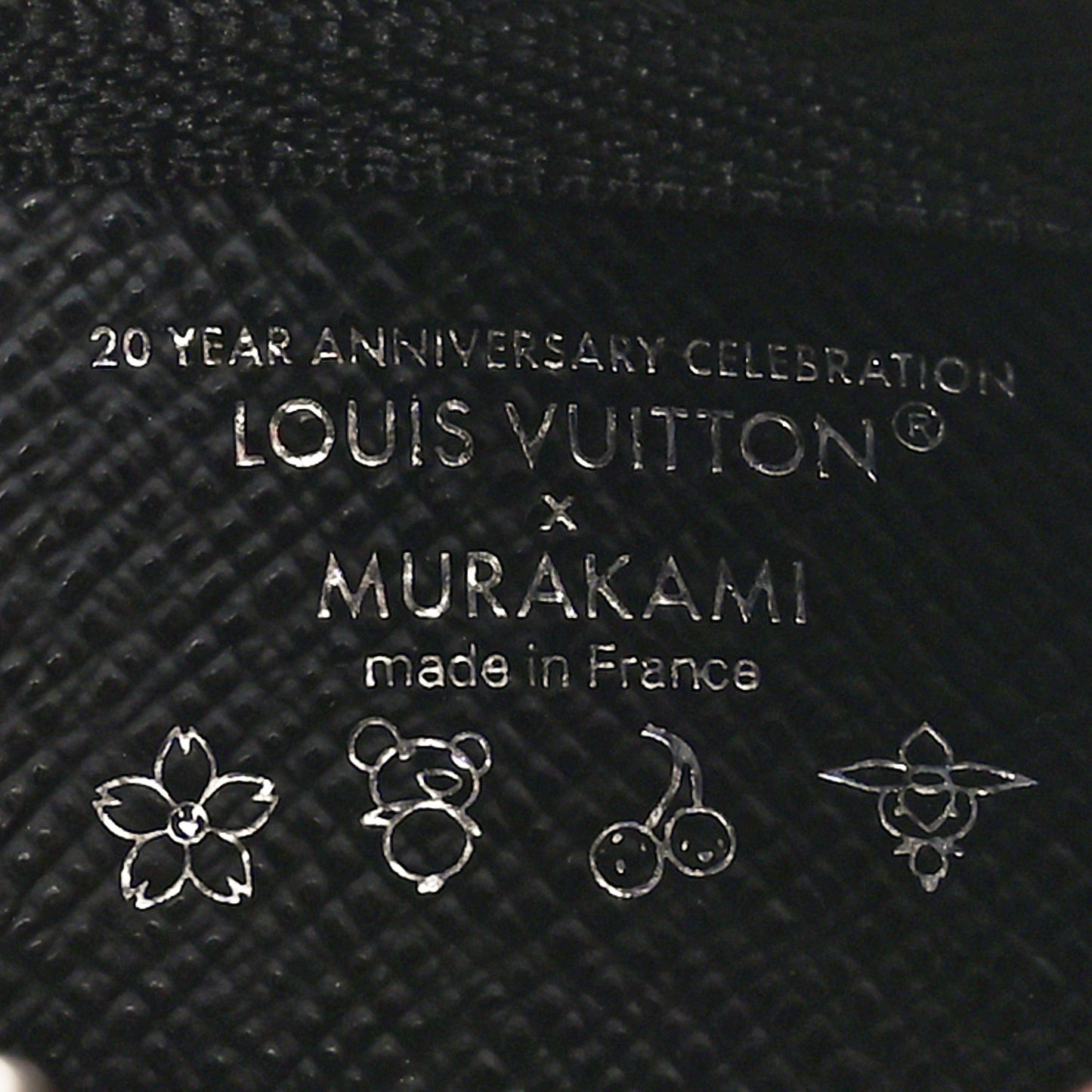 LV X TM Monogram Multicolor Key Pouch Black