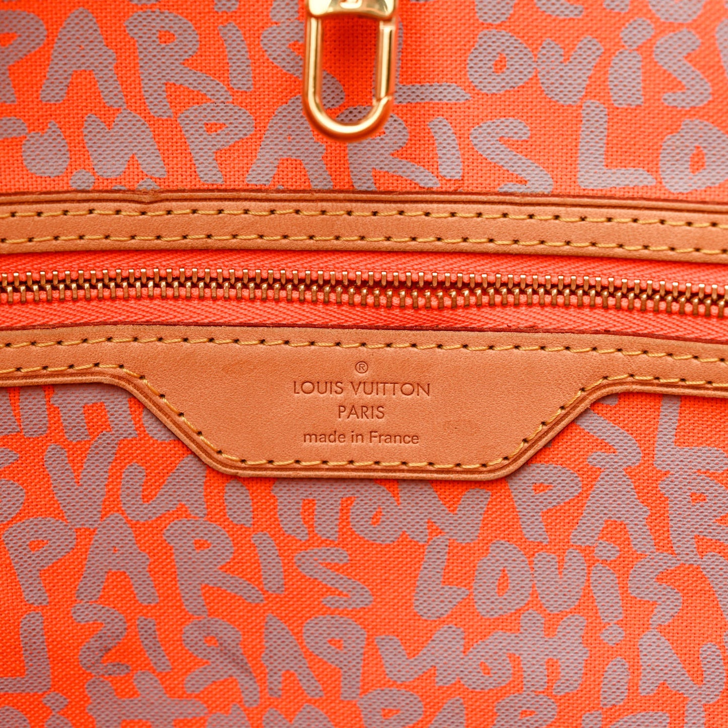 Monogram Graffiti Neverfull GM Orange