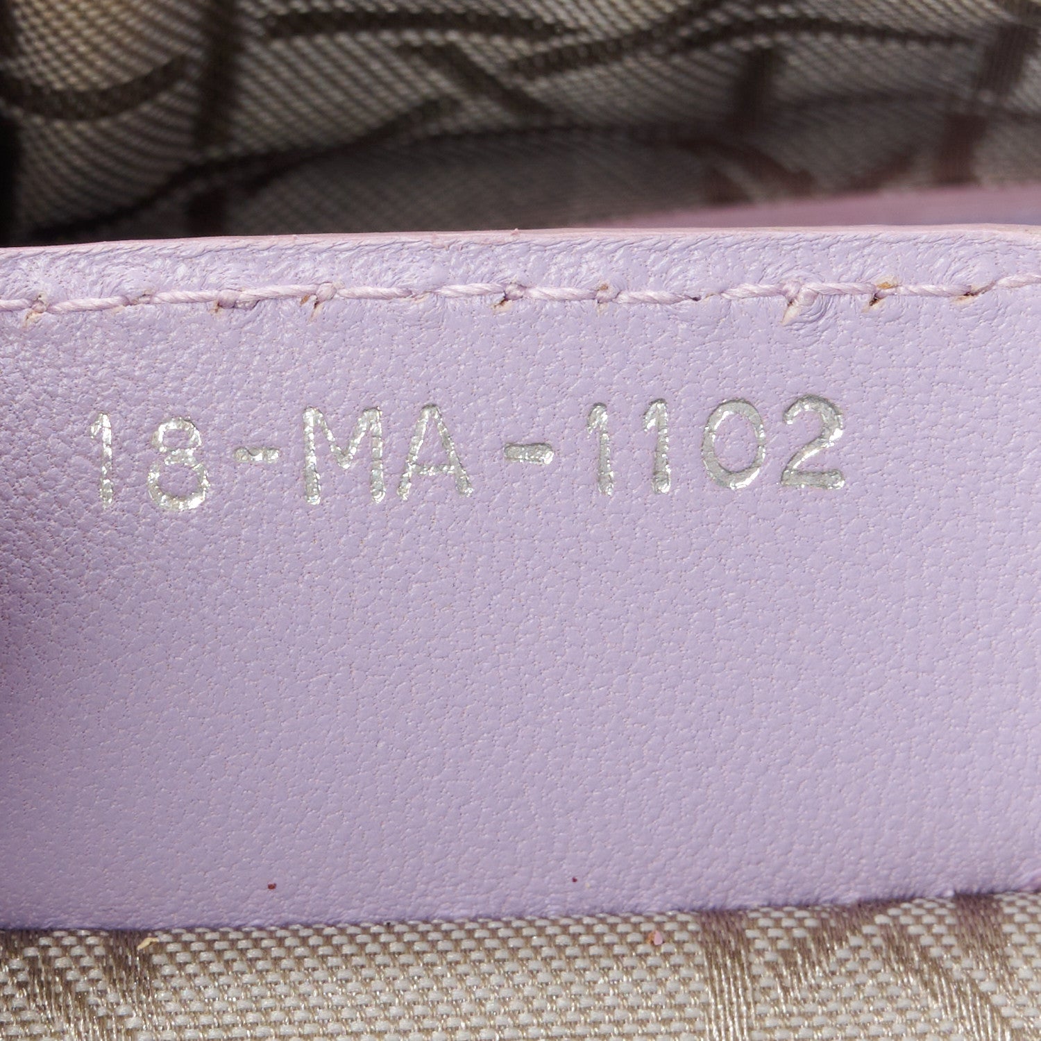Christian Dior Lambskin Cannage Medium Lady Dior Purple 7 of 10