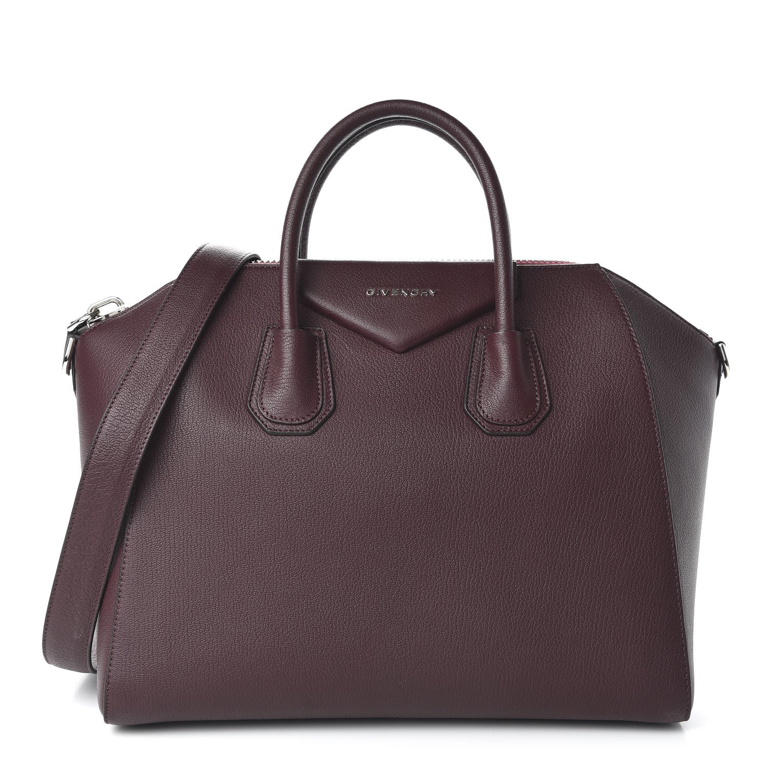 Givenchy Sugar Goatskin Medium Antigona Aubergine 1 of 11