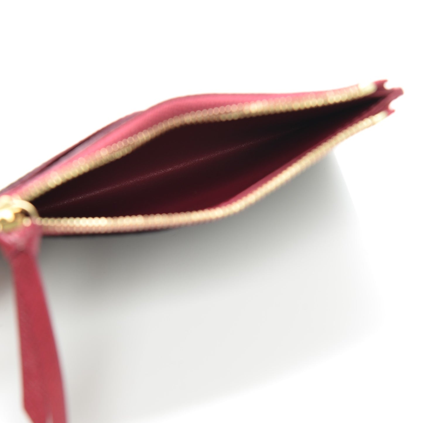 Monogram Zipped Card Holder