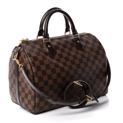 Louis Vuitton Damier Ebene Speedy Bandouliere 30 3 of 11