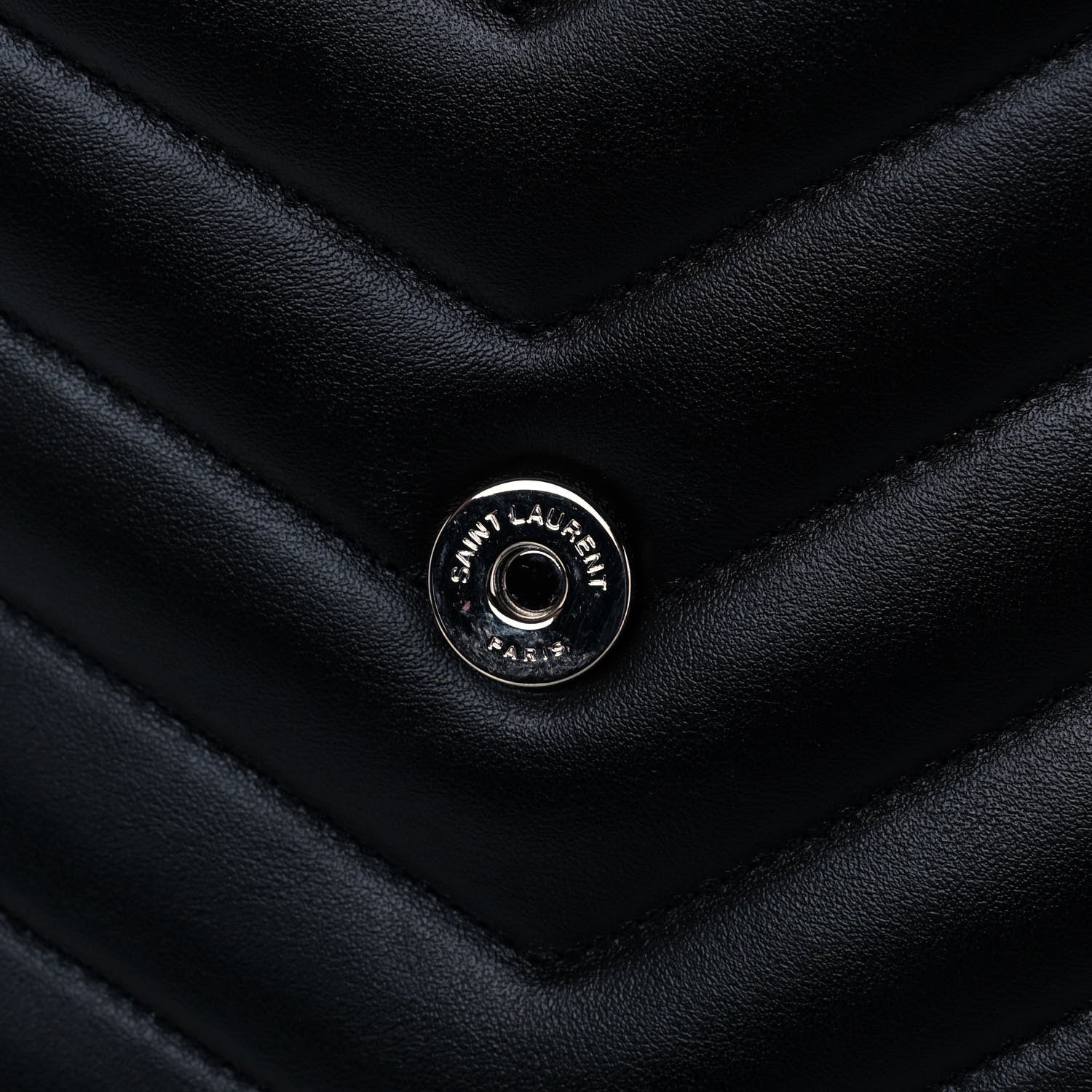 Saint Laurent Calfskin Y Quilted Monogram Medium Loulou Chain Satchel Black 12 of 12