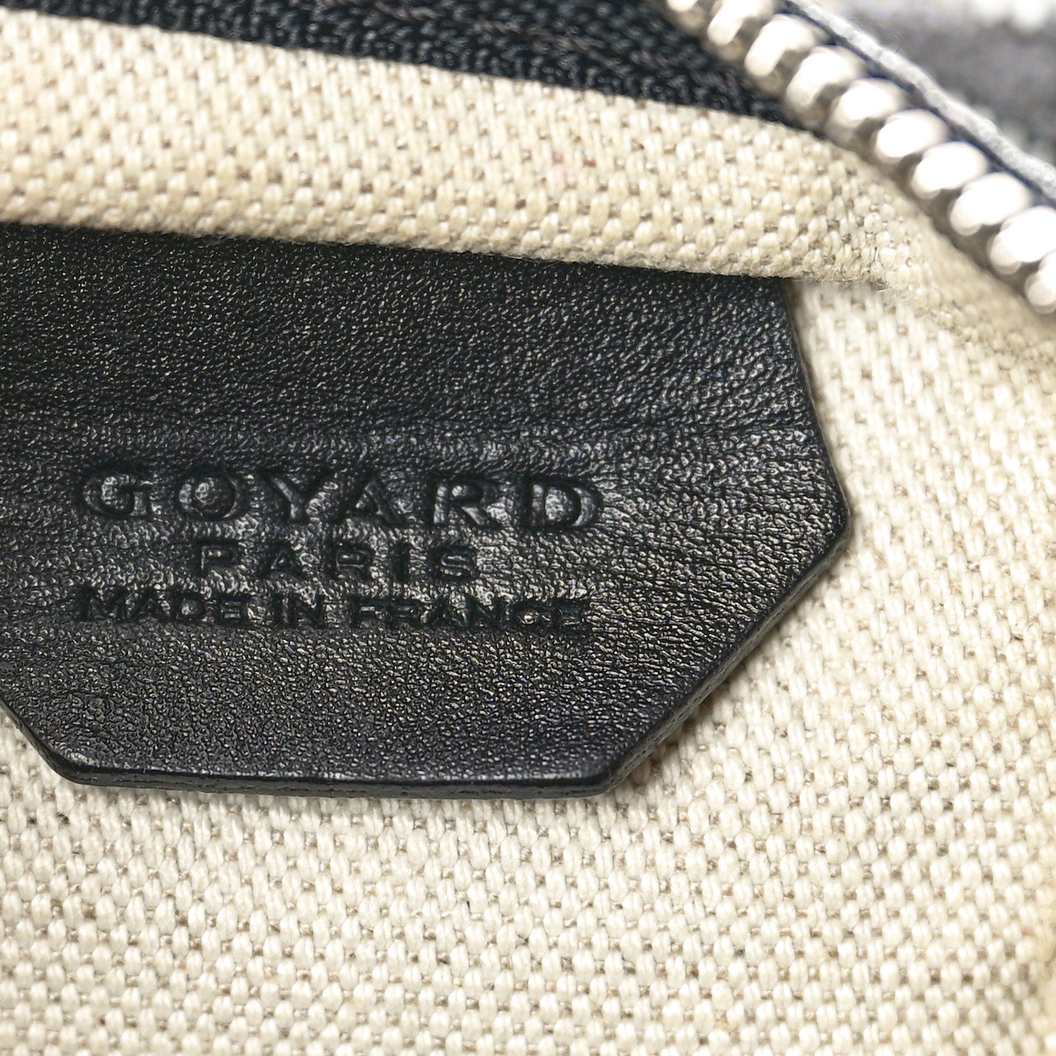 Goyard Goyardine Fidji Zip Hobo Black 6 of 10