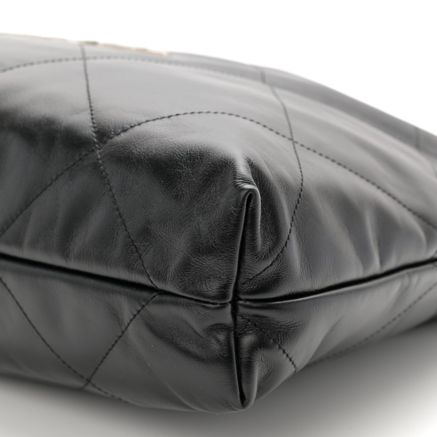 Chanel Shiny Calfskin Quilted Chanel 22 Black 11 of 11