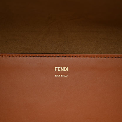 Fendi Vitello King Plexiglass Large Fendi Sunshine Shopper Tote Cuoio 6 of 10