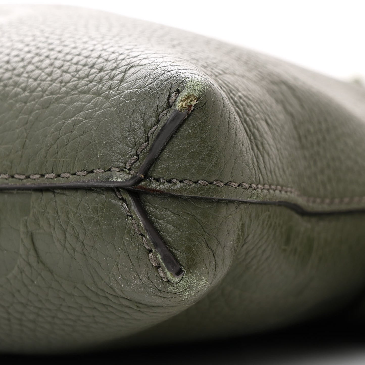 Piuma Calfskin Jumbo GG Embossed Medium Wristlet Messenger Bag Green