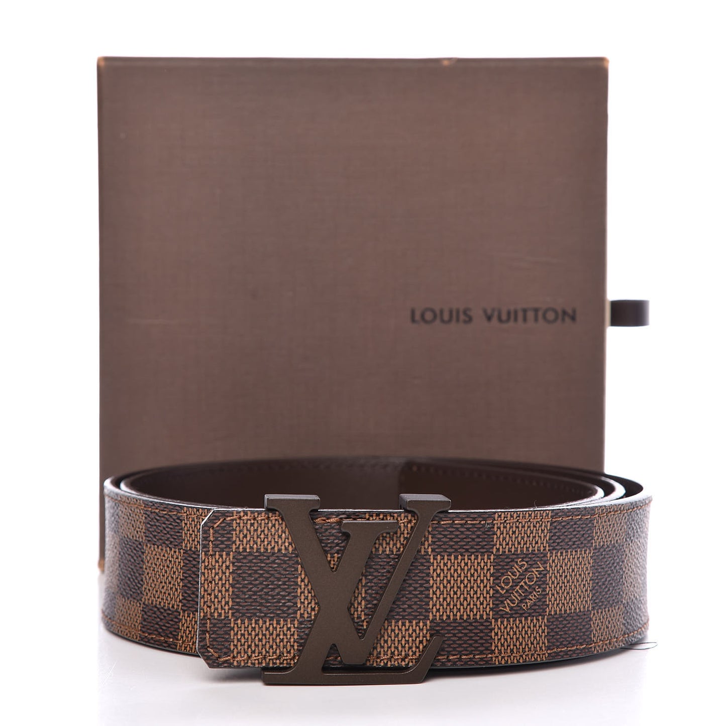 Damier Ebene 40mm LV Initiales Belt 100 40