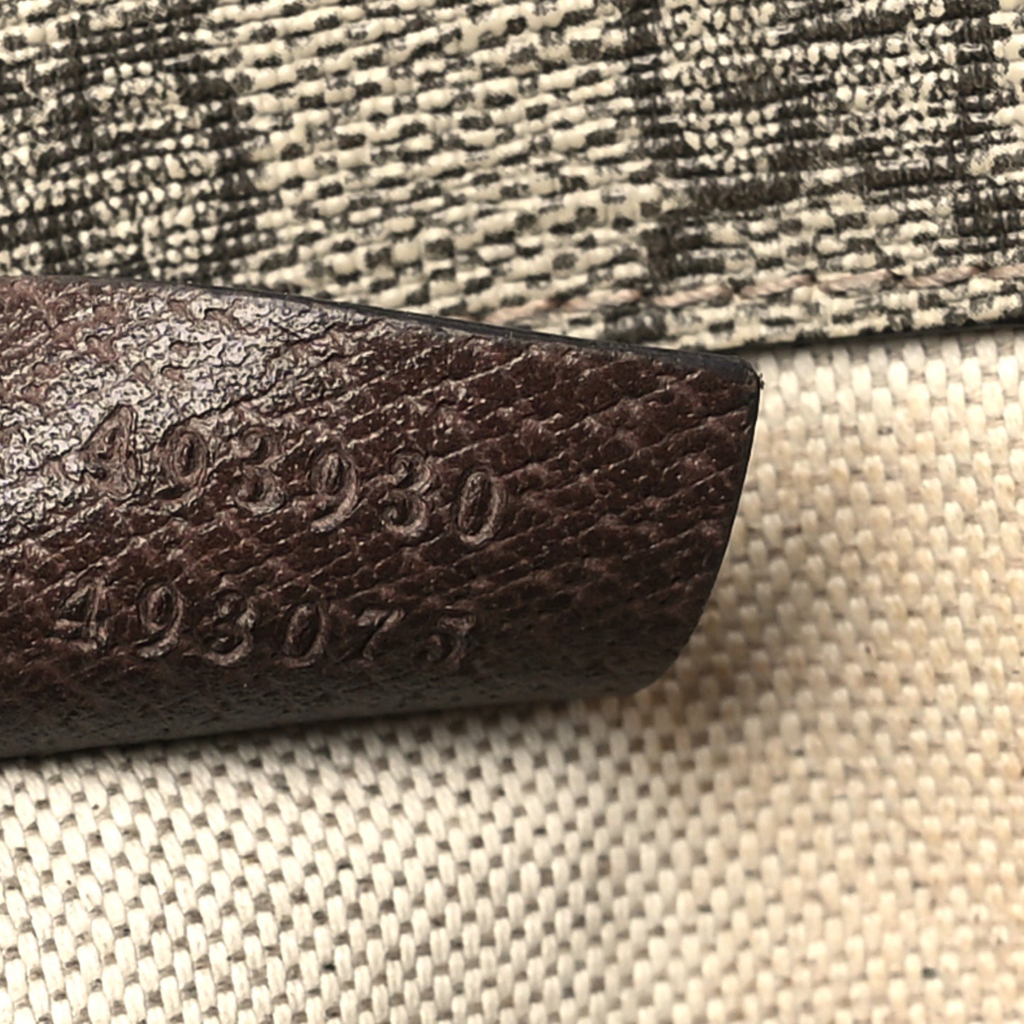 GG Supreme Monogram Neo Vintage Web Belt Bag Brown