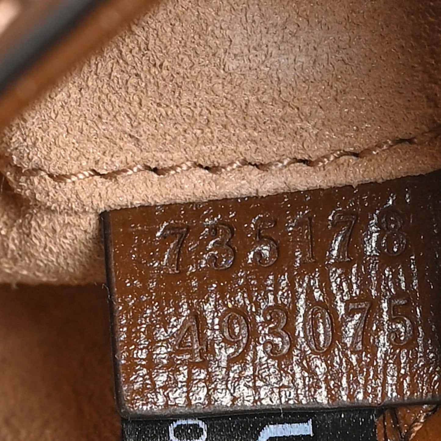 GG Supreme Monogram Small Horsebit 1955 Chain Shoulder Bag Beige Ebony Brown Sugar
