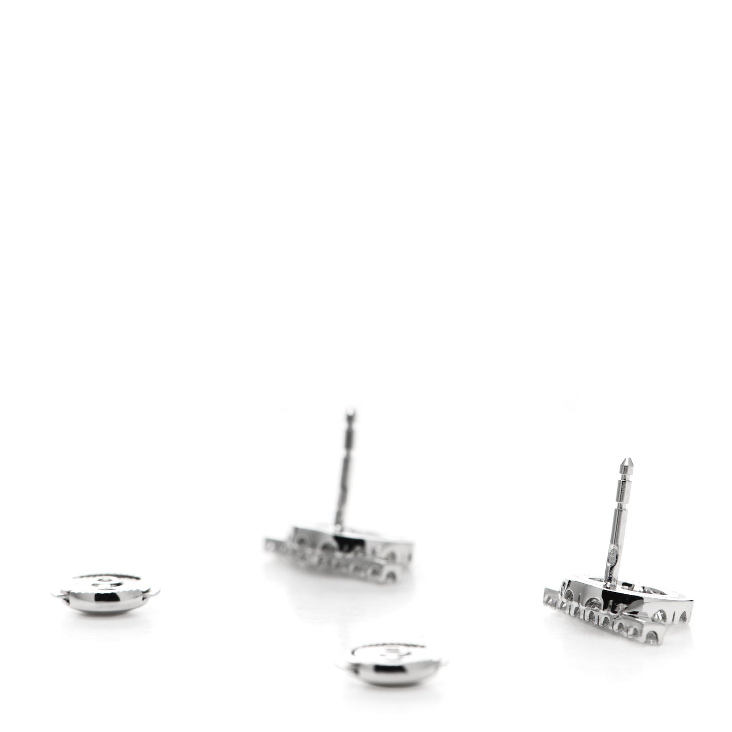 18K White Gold Diamond Finesse Earrings