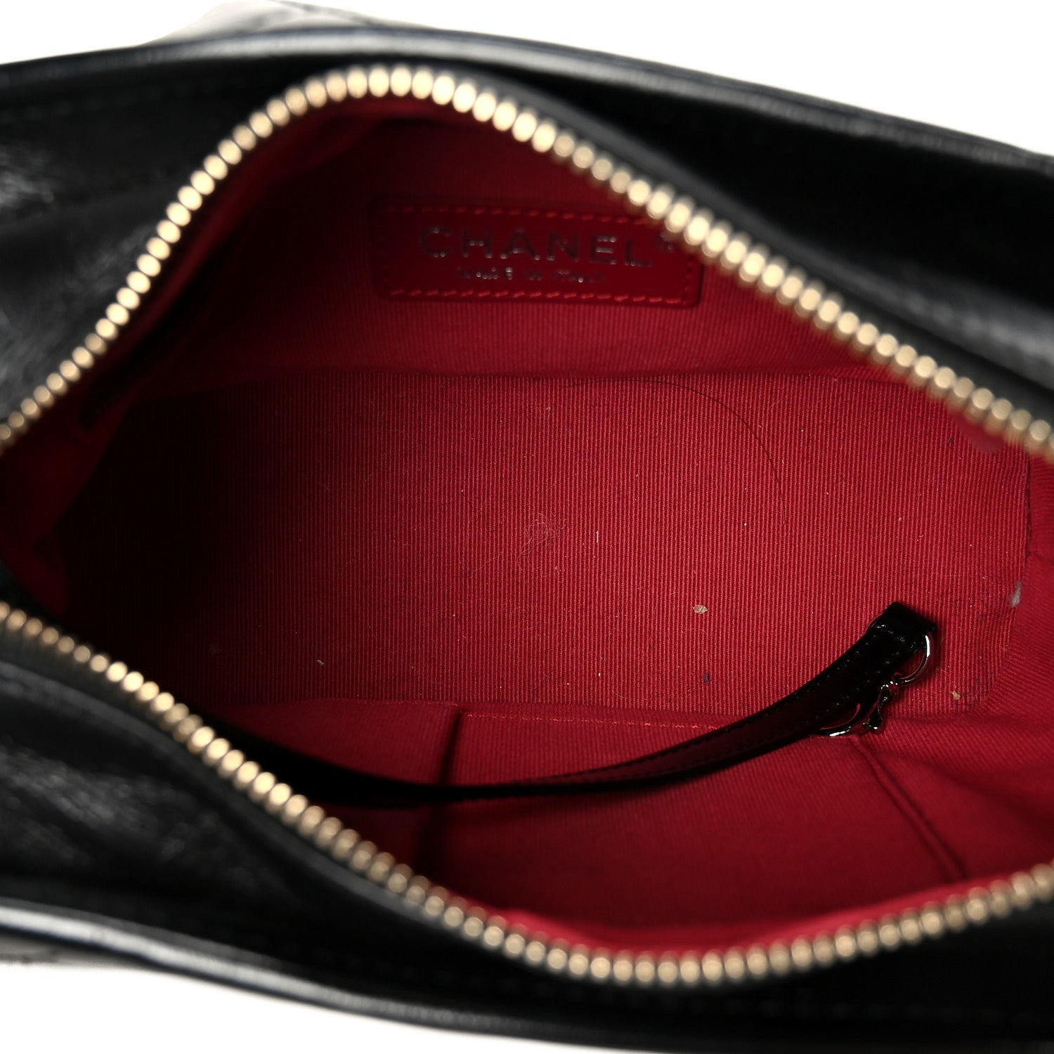 Chanel Aged Calfskin Quilted Small Gabrielle Hobo Black 5 of 10