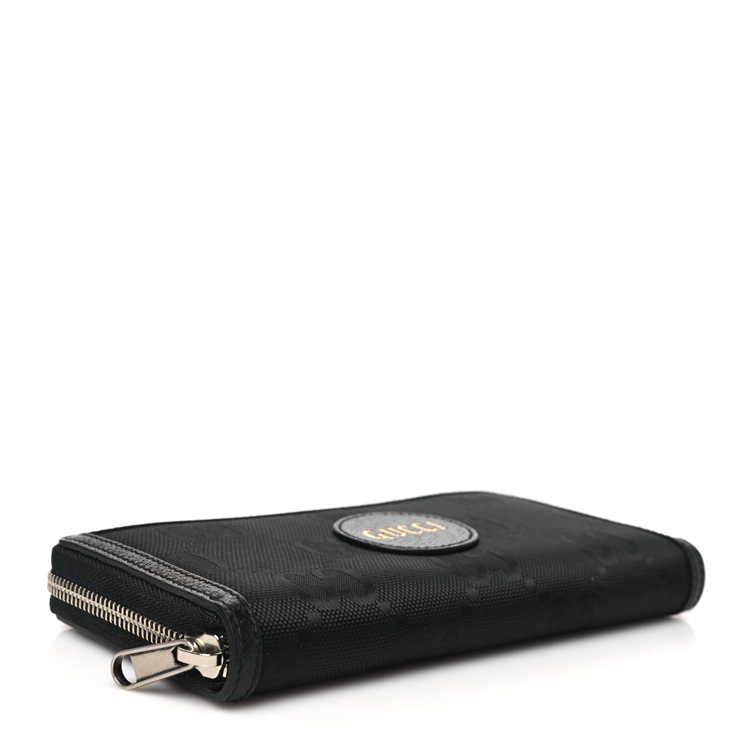 Gucci Econyl Nylon Monogram Off The Grid Zip Around Wallet Black 4 of 8