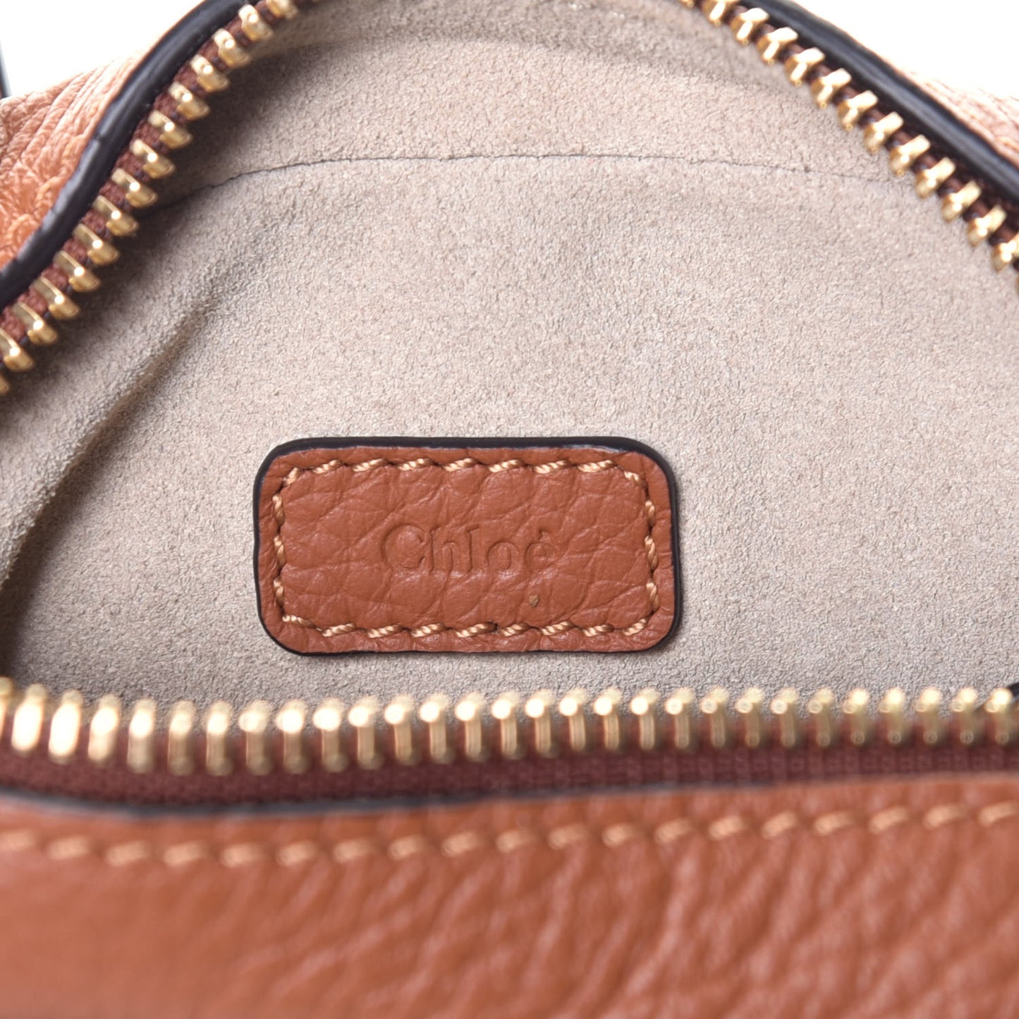 Calfskin Mini Marcie Crossbody Bag Tan