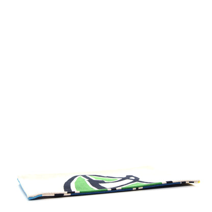 Hermes Toile Flat Waikiki Pouch 4 of 7