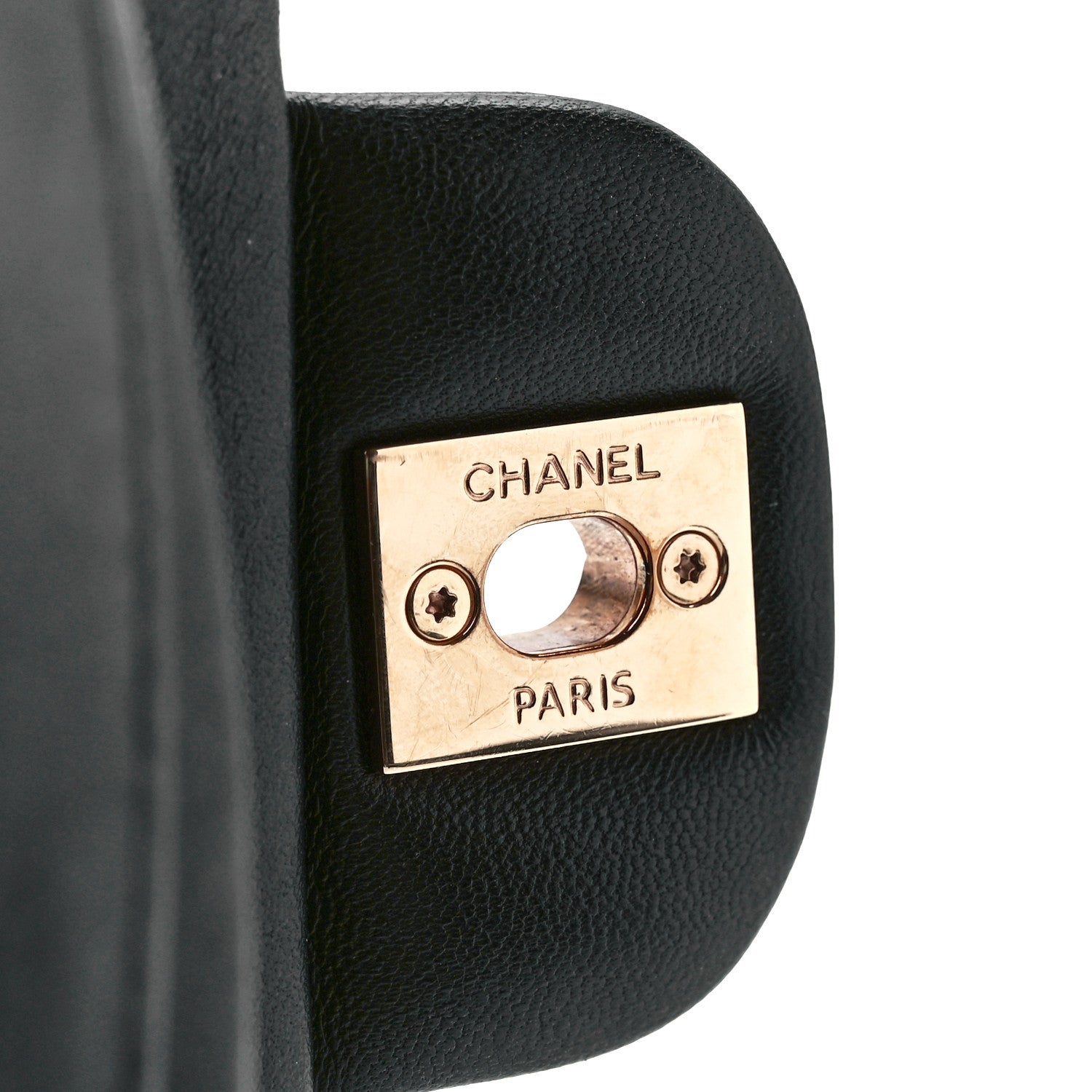 Chanel Lambskin Quilted Small Double Flap Black 7 of 12