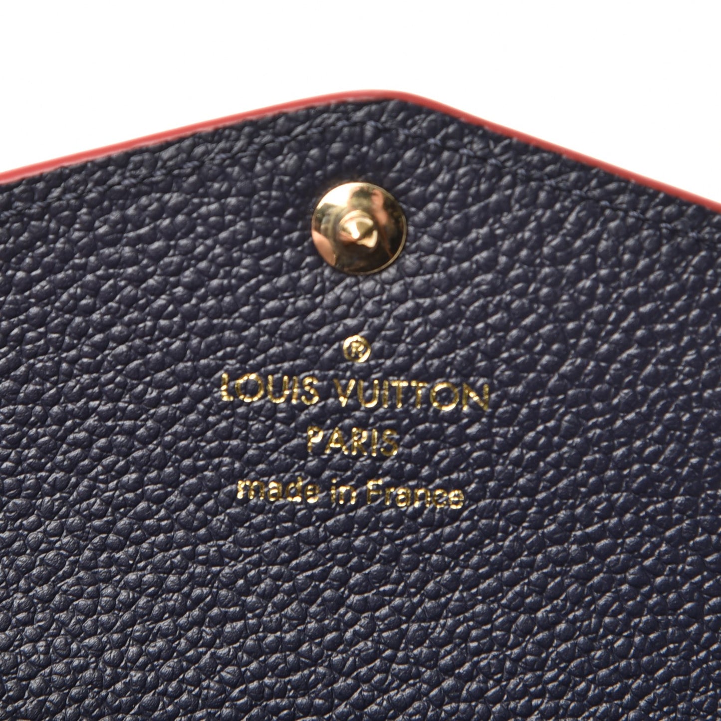 Empreinte Key Pouch Marine Rouge