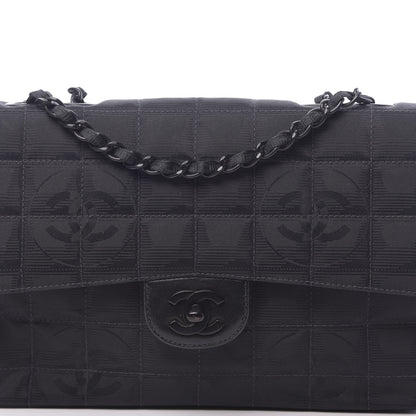 Chanel Nylon Medium Travel Flap Black 8 of 10