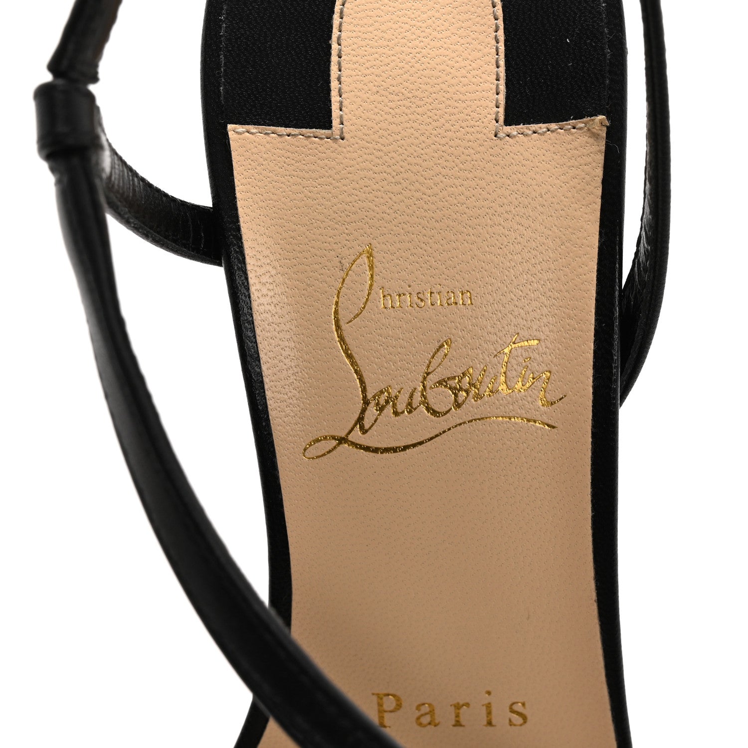 Christian Louboutin Kid PVC Rosalie 100 Sandals 37 Black 7 of 9