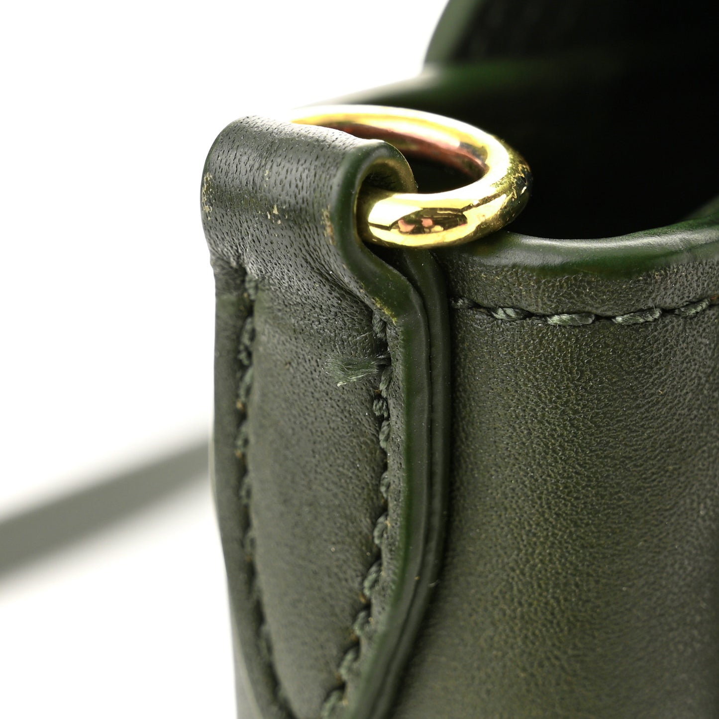 Calfskin Mini Pashli Satchel Military Green