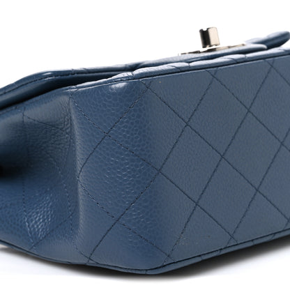 Chanel Caviar Quilted Mini Square Flap Navy 8 of 9