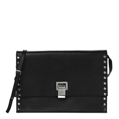Proenza Schouler Calfskin Studded Small Lunch Bag Black 1 of 13