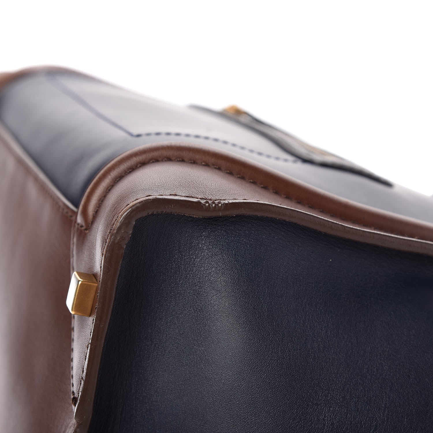 Celine Smooth Calfskin Mini Tri-Color Luggage Navy 10 of 11