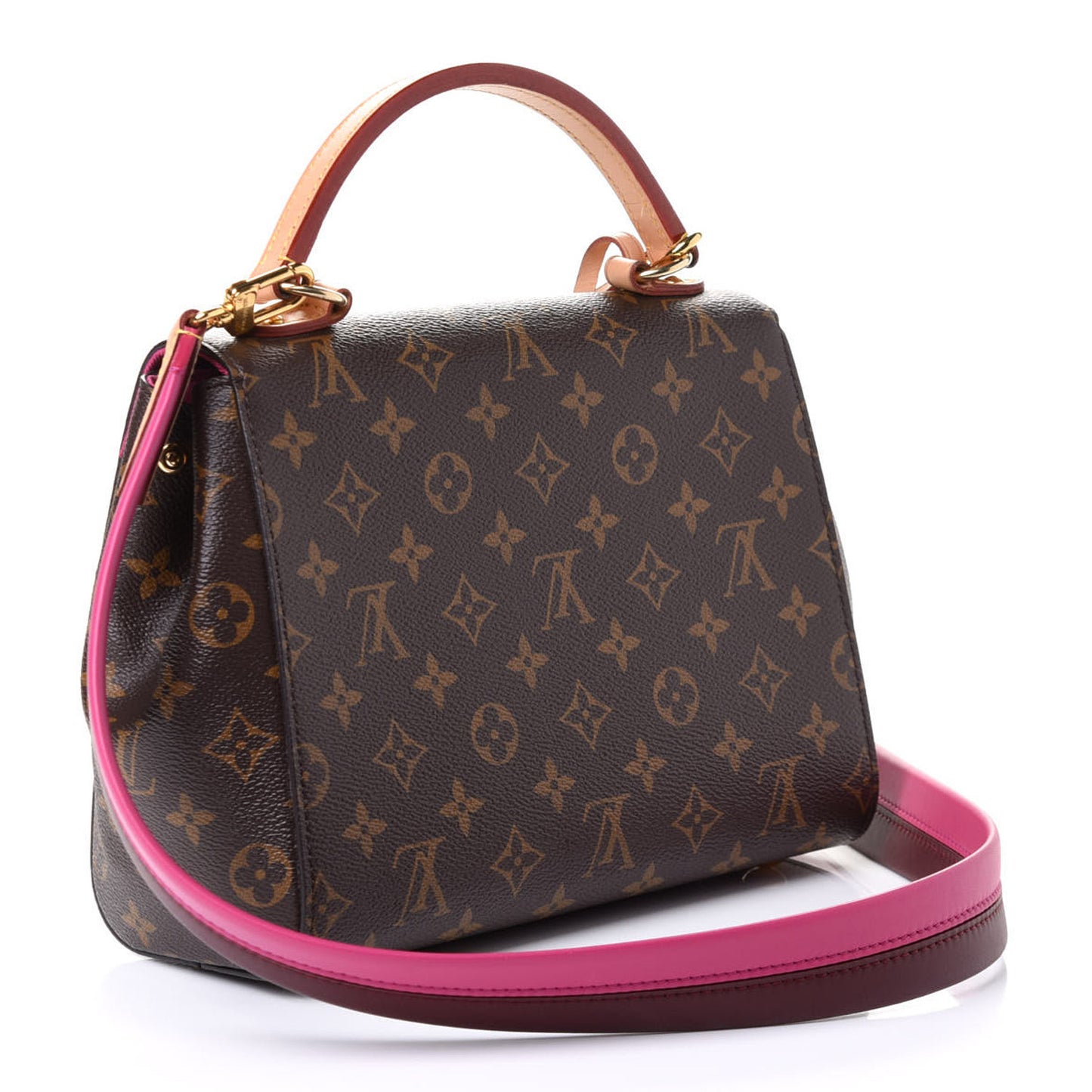 Monogram Cluny BB Bordeaux Fuchsia