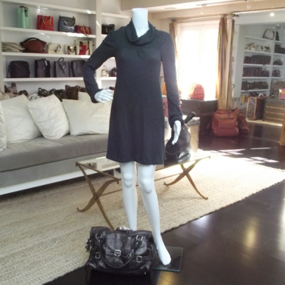 Leather Paddington Front Pocket Tote Bronze