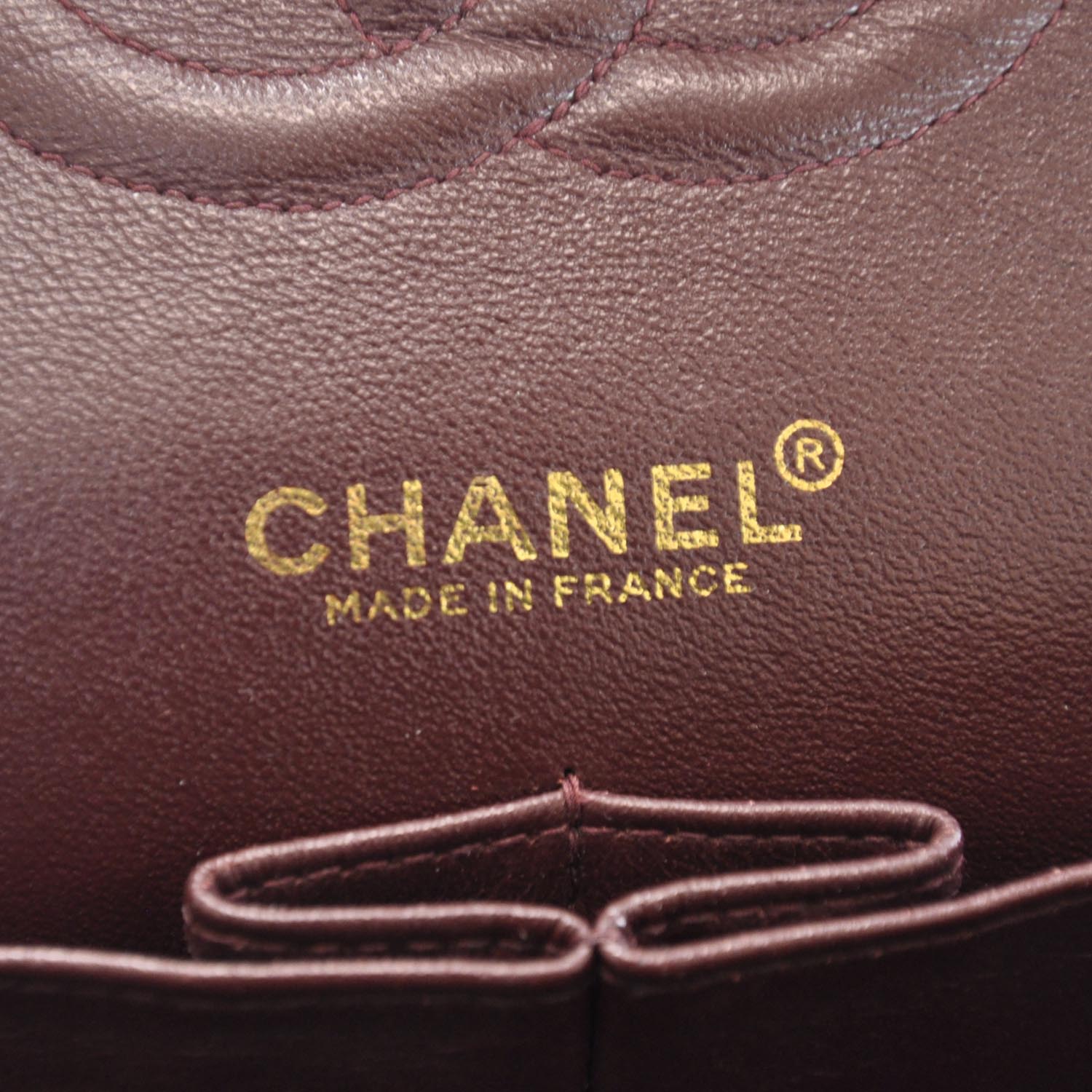 Chanel Lambskin Medium Double Flap Black 9 of 10